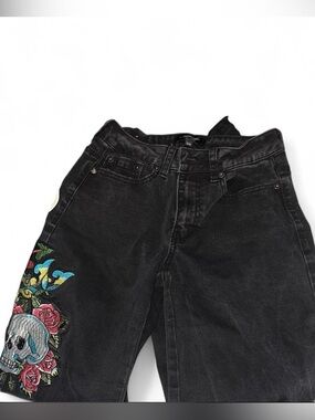 Ed Hardy Black Denim Pants